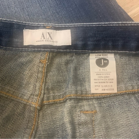 A/X Armani Exchange Dark Blue Denim - Size 8 - Picture 6 of 6